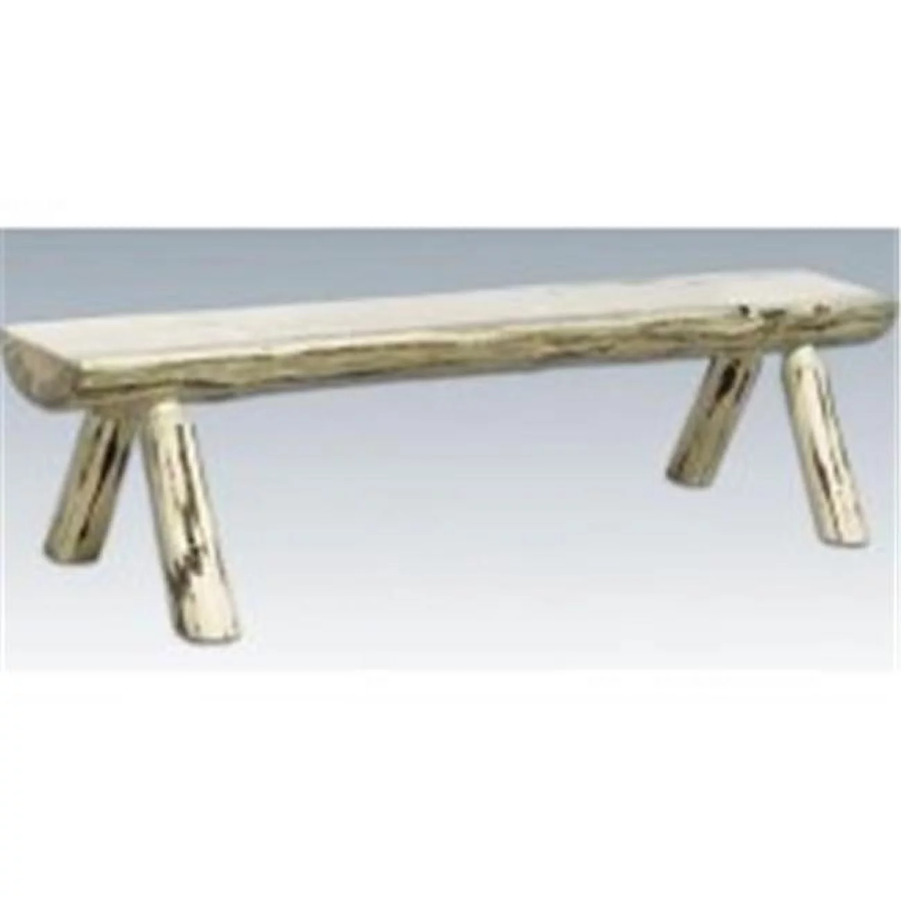 5' Half Log Outdoor Bench