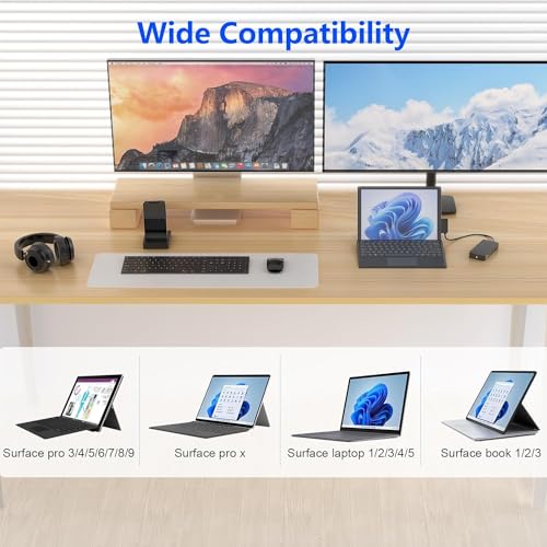 12 in 1 Microsoft Surface pro Docking Triple Display