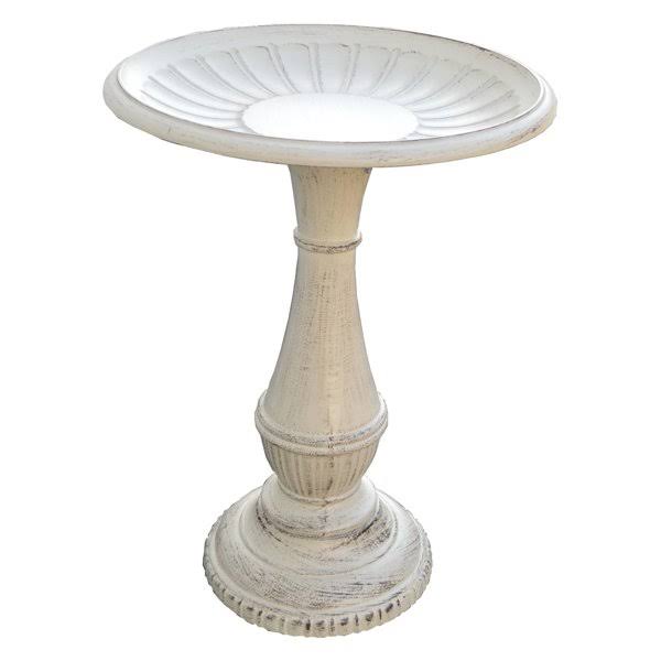 Kingston Birdbath in Antique White