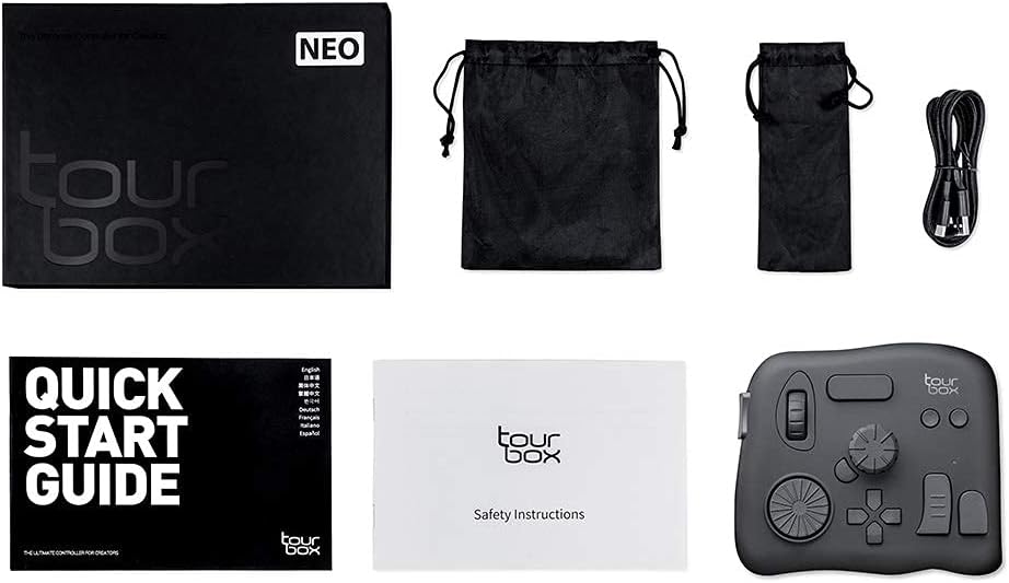 TourBox NEO &ndash; New Generation Productivity Tool. The Ultimate Tool for Creators, Applying for Image, Audio, Drawing, Editing and Creating, Macro Feature Supported