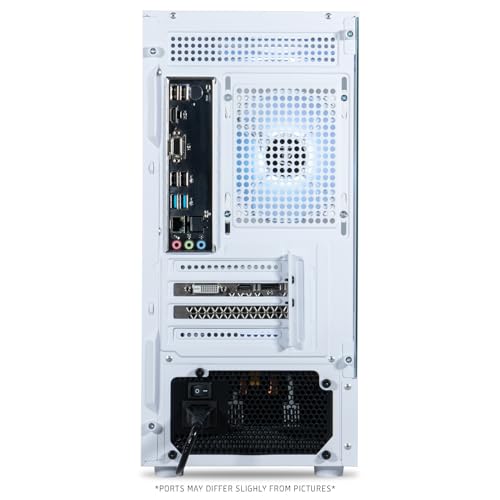 ViprTech Stryker 4.0 Liquid-Cooled PC - AMD Ryzen 7 (4.4GHz Turbo), RTX 4060 8GB, 32GB DDR4 3200, 1TB NVMe SSD, 700W PSU, WiFi BT, Win 11 Pro, RGB, Gaming Desktop Computer Prebuilt, White