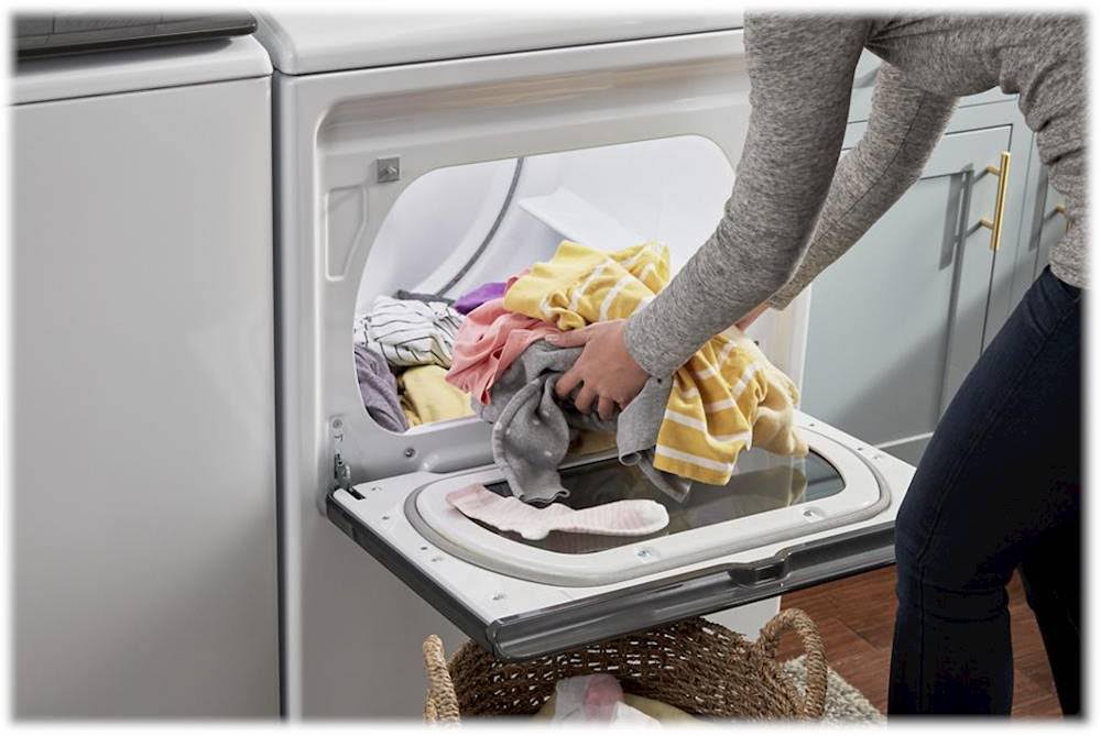Whirlpool 7.4 Cu. ft. Smart Capable Top Load Electric Dryer - White
