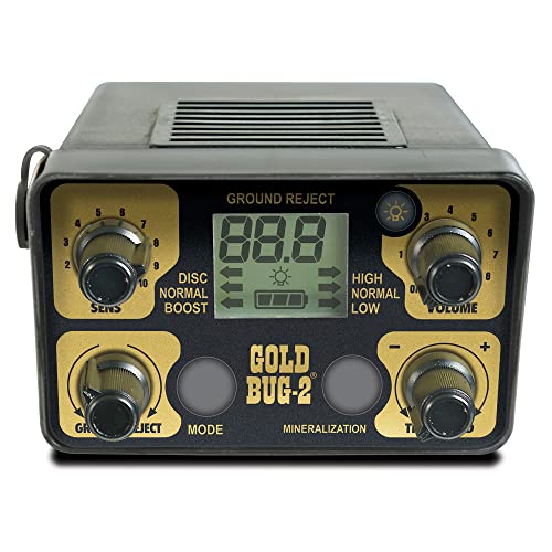 Fisher Gold Bug-2 Metal Detector with 10" Coil, 6.5" Coil by Fisher Labs