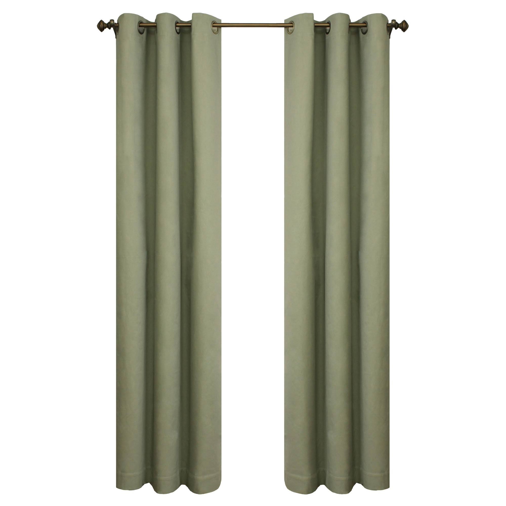 Commonwealth Home Fashions Weathermate Grommet Window Panels, Sage