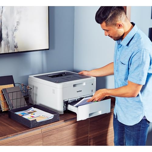 Brother HL-L3210CW Compact Digital Color Printer Providing Laser Printer Quality Results with Wireless