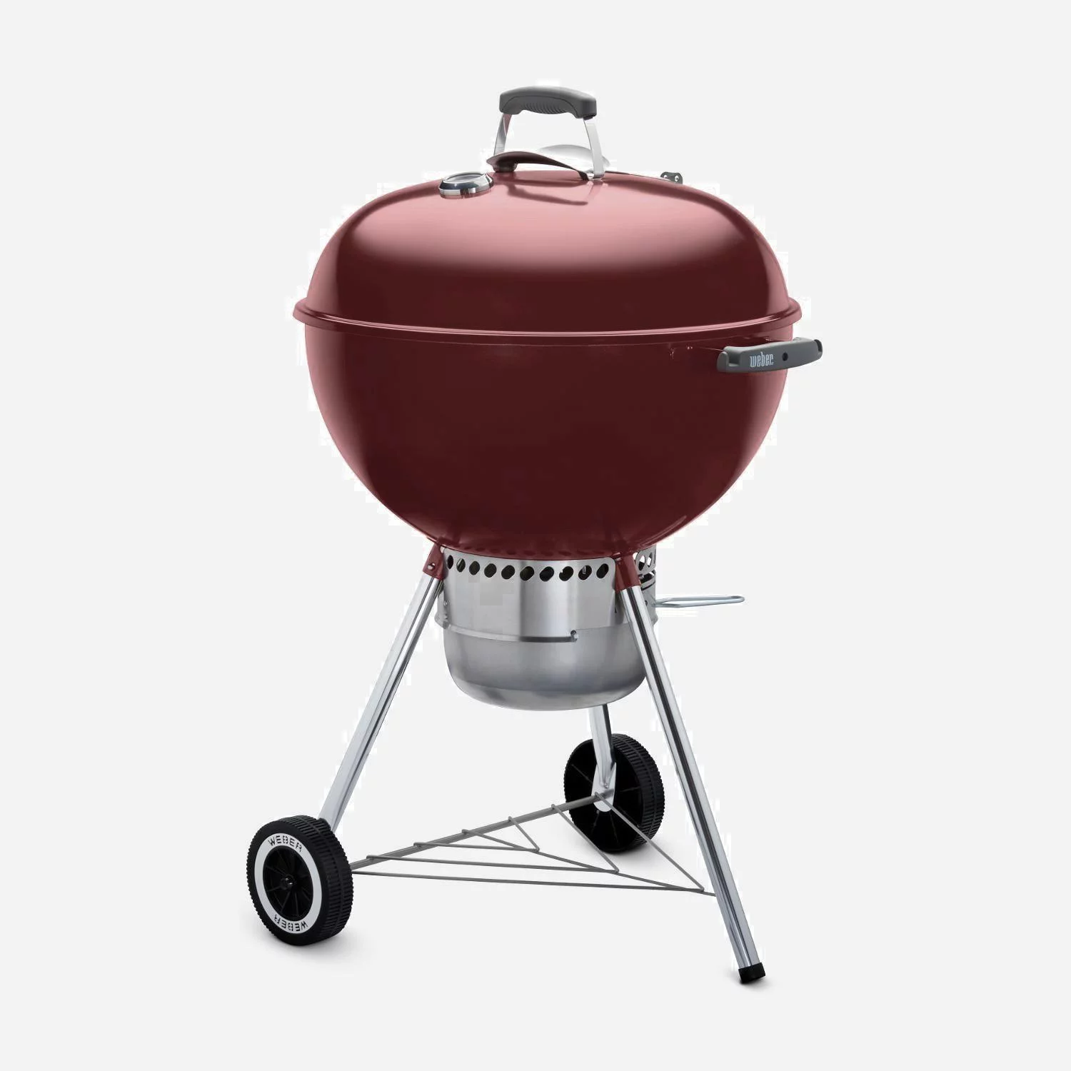 Weber Original Kettle Premium 22-Inch Charcoal Grill - Crimson - 14403001