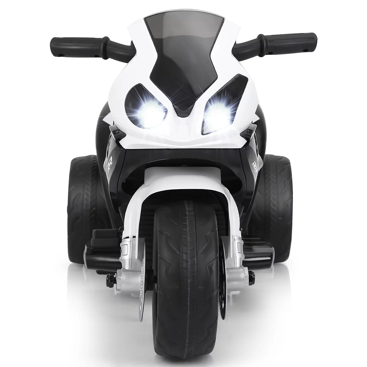 Costway Kids Ride On Motorcycle BMW Licensed 6V Electric 3 Wheels Bicycle with Music & Light (Suitable for 18-36 Months Age)