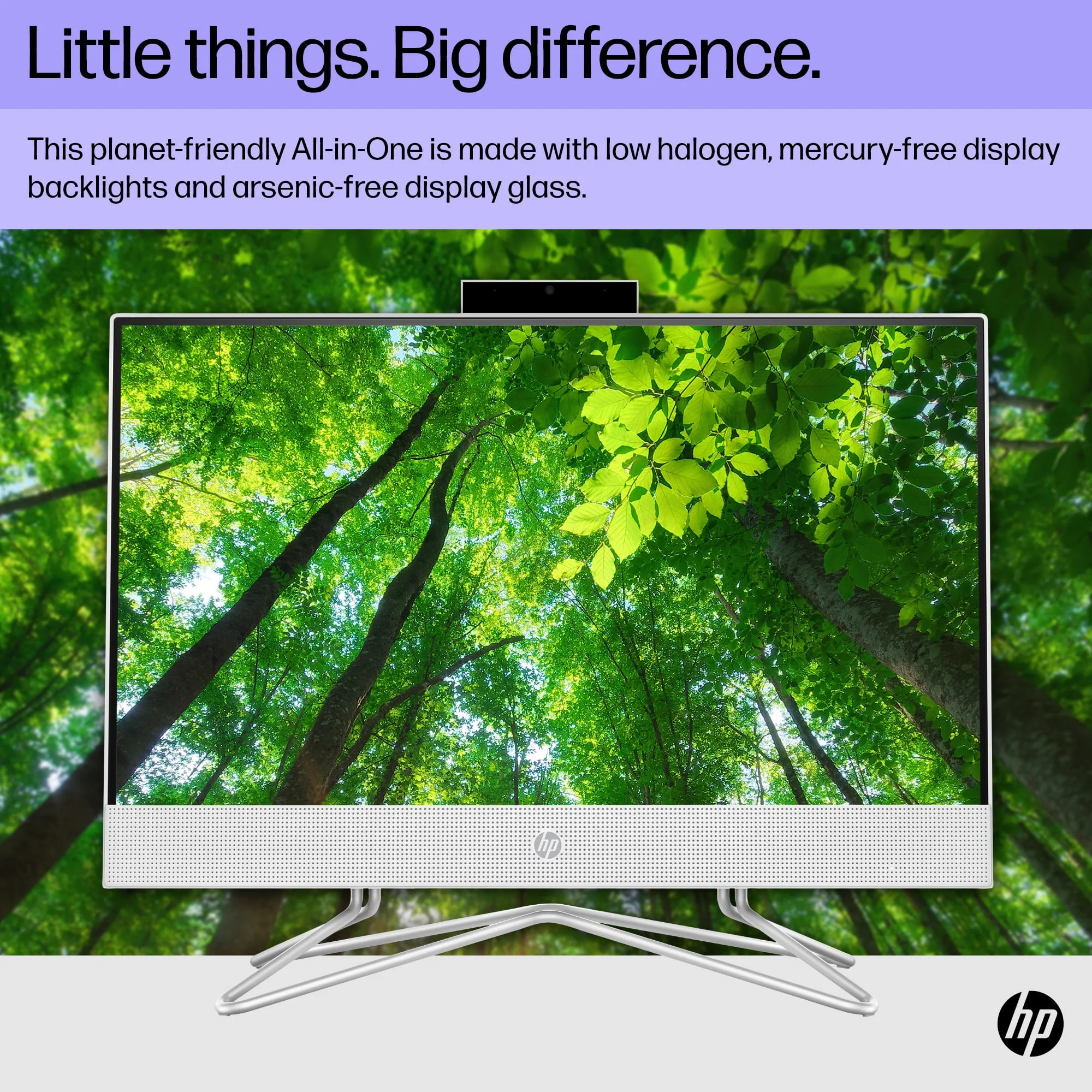 HP 21.5 All-in-One PC, Intel Pentium, 8GB Memory, 128GB SSD, Windows 11 Home S mode, White, 22-dd0143w
