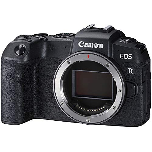 Canon EOS RP Full Frame Mirrorless Vlogging Portable Digital Camera with 26.2MP Full-Frame CMOS Sensor, Wi-Fi, Bluetooth, 4K Video Recording and 3.0” Vari-Angle Touch LCD Screen, Body, Black,