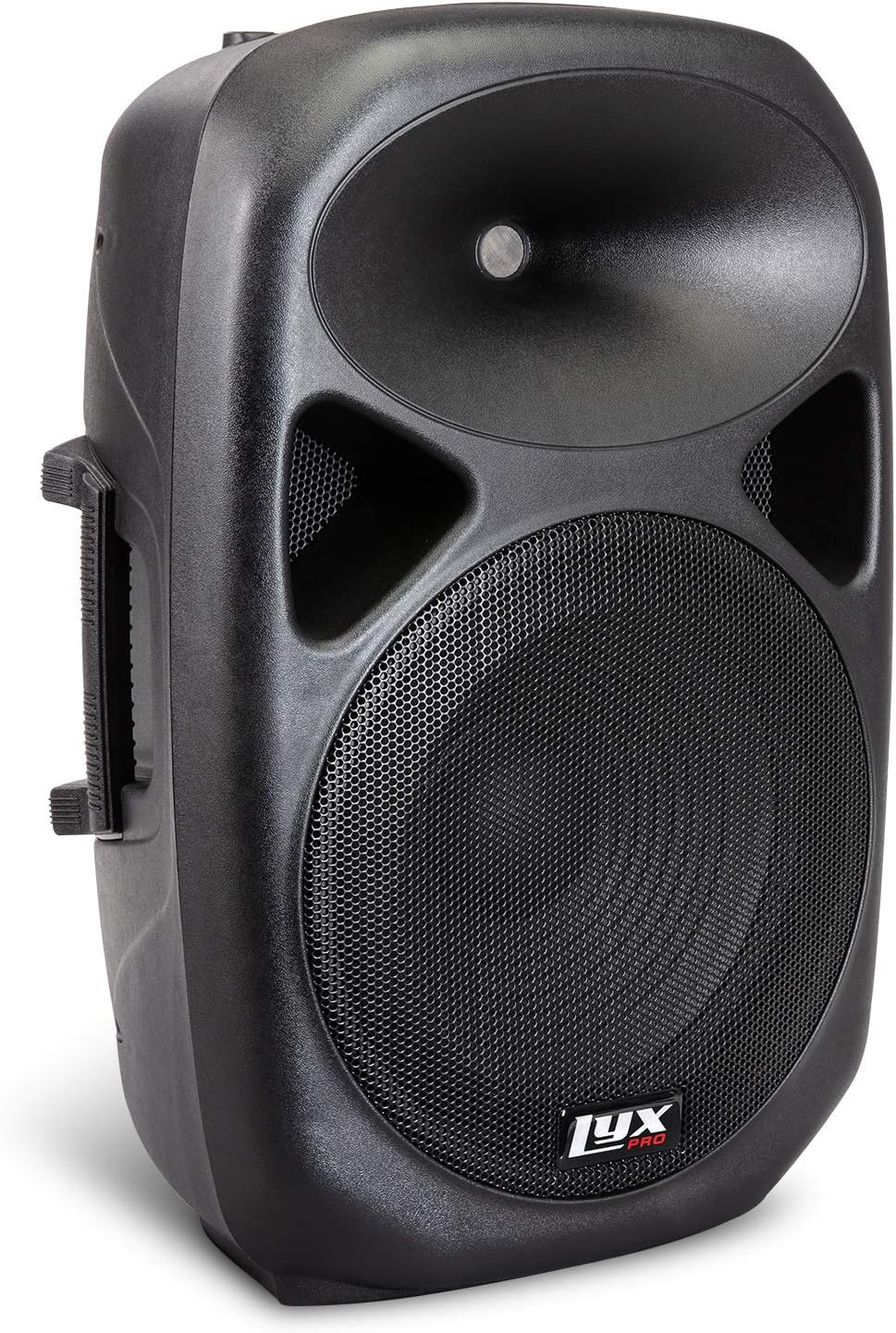 LyxPro 15 Inch PA Active Speaker System Compact and Portable with Equalizer, Bluetooth, MP3, USB, SD Card Slot, XLR, 1/4��, 3.5mm Input, Carry Handles, SPA-15