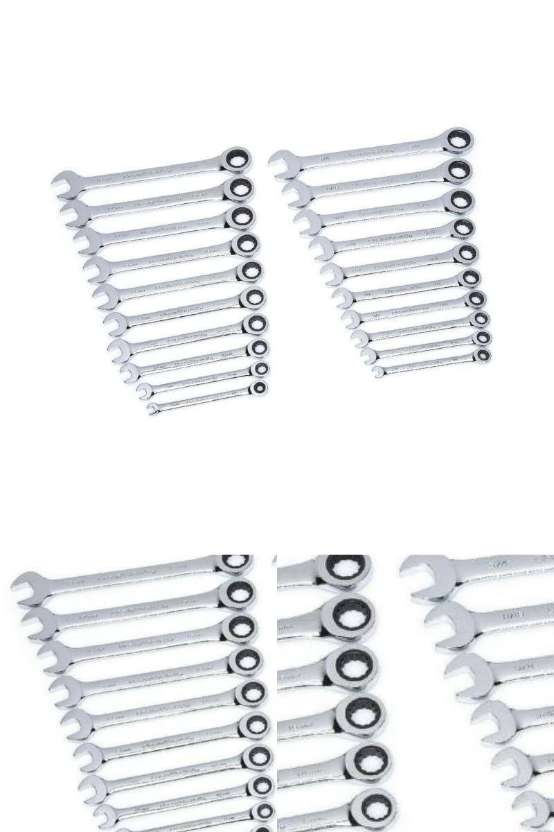 GearWrench 20-Piece Ratcheting Wrench Set SAE and Metric #35720