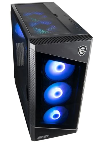 MPG Velox by MSI Gaming Desktop (NVIDIA GeForce RTX 4070 12GB, Intel 24-Core i9-14900KF Processor, 32GB DDR4 RAM, 1TB NVMe SSD + 3TB HDD, Windows 11 Home) Gamer PC Computer