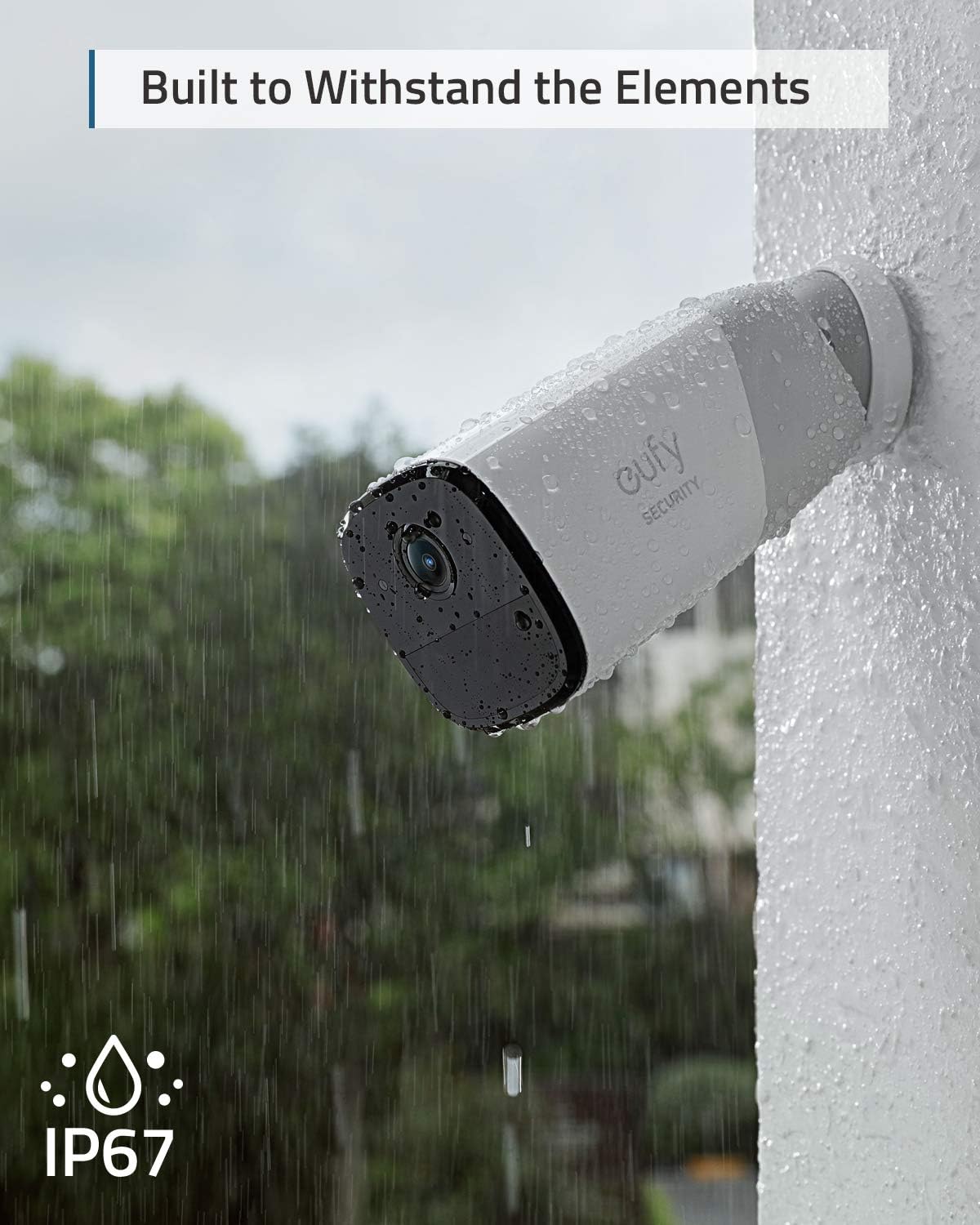 eufy Security, eufyCam 2 Pro Wireless Home Security Camera System, 3-Cam Kit, 365-Day Battery Life, 2K Resolution, HomeKit Compatibility, No Monthly Fee