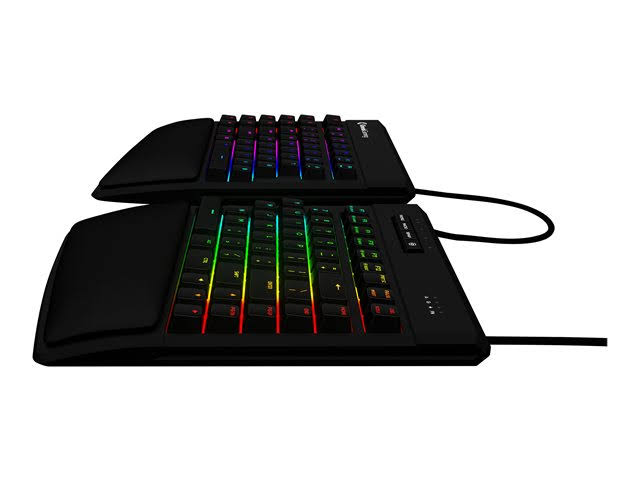 Kinesis Gaming Freestyle Edge RGB Split Mechanical Keyboard (MX Blue)