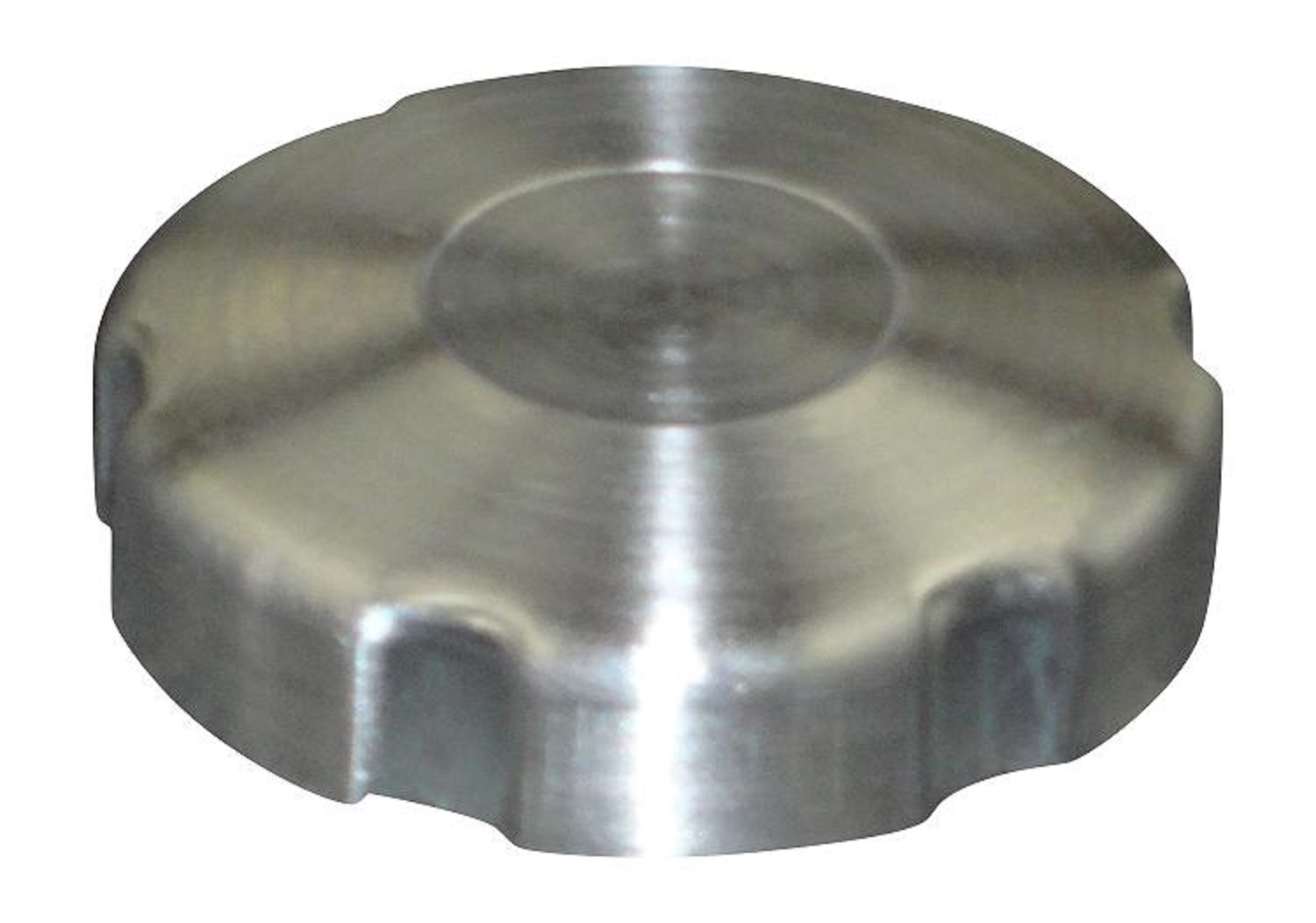 10x30 End Fill Round Spun Aluminum Gas Tank - 10 Gallon - 1/4 NPT