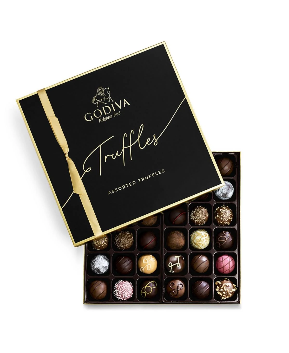 Godiva Assorted Signature Chocolate Truffles Gift Box, 36 Pieces