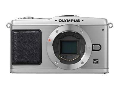 Olympus E-p1 Pen Digital Camera (Silver) w/ 14-42mm M.Zuiko Digital Lens (Black)