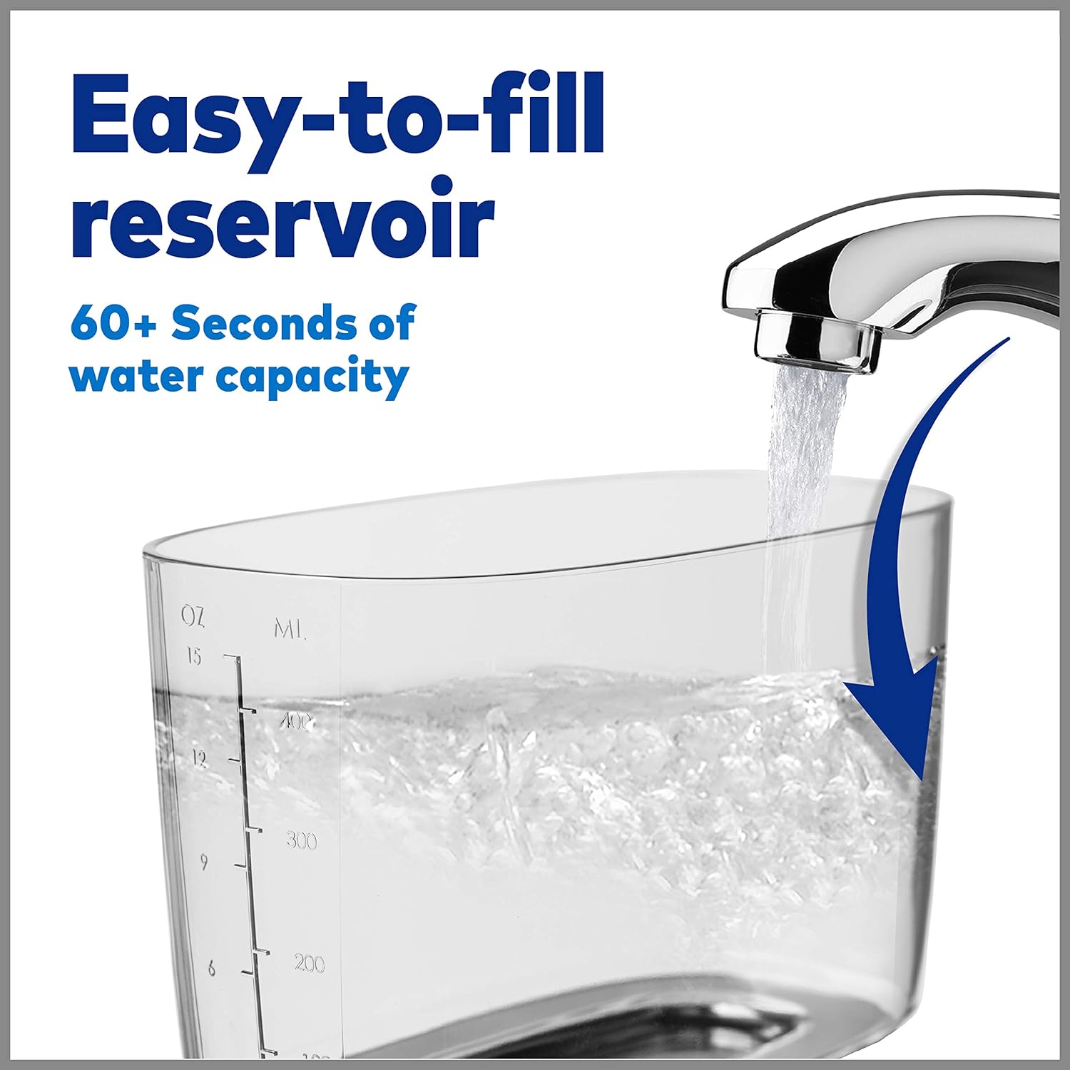Waterpik Water Flosser For Teeth, Portable Electric Compact For Travel and Home - Nano Plus, WP-320, White