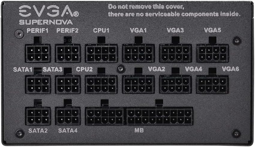 EVGA SuperNOVA 1000 G+, 80 Plus Gold 1000W, Fully Modular, FDB Fan, 10 Year Warranty, Includes Power ON Self Tester, Power Supply 120-GP-1000-X1,Black