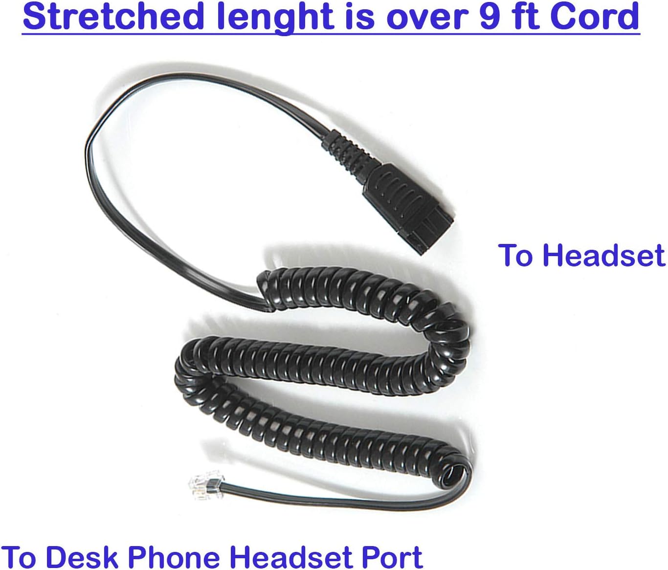 Phone Headset Compatible with Avaya Nortel Phone 1140e, 3903, M3904, NT8B30, NT8B40 Headset - Cost Effective Customer Service Binaural Noise Cancel Headset