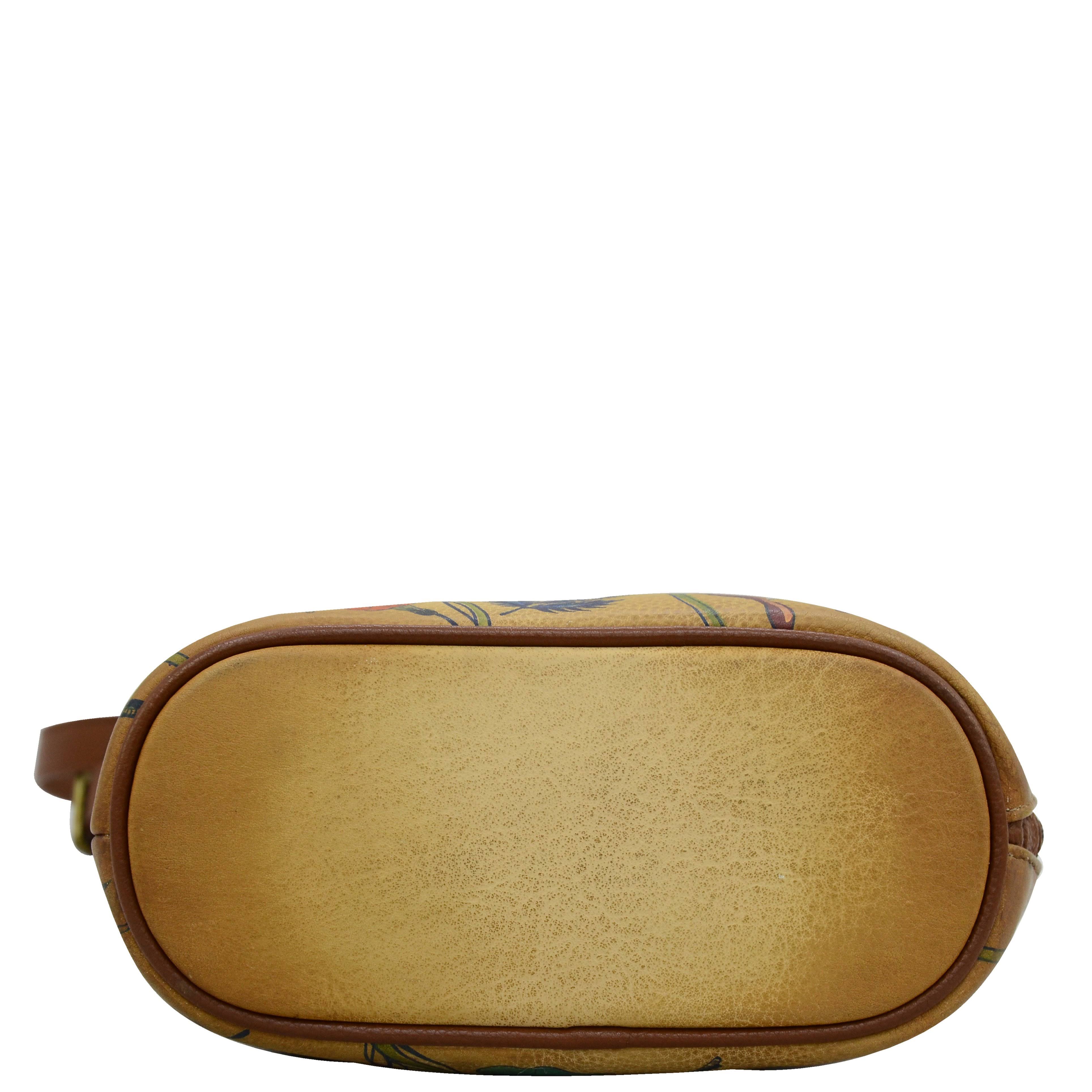 Anuschka Caribbean Garden Zip Travel Organizer Bag