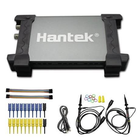 Hantek 6022BL PC Based USB Digital Portable Oscilloscope + 16 CHS Logic Analyzer Auto Diagnostic Electrical Test Equipment Tool,