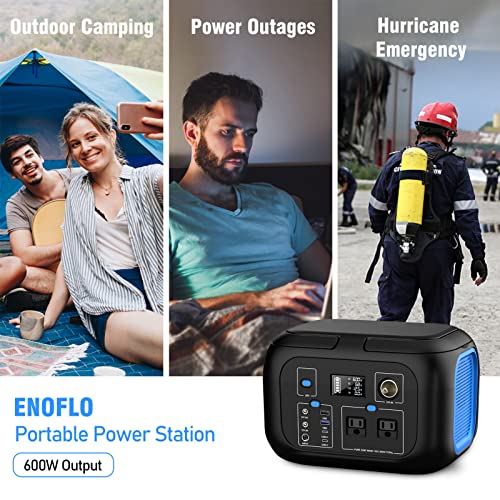 Portable Power Station 97Wh Power Bank 26400mAh Battery Pack Fasting Charging 150W AC Outlet Solar Generators with Wireless Charging Battery Bank LED Flashlight Power Supply for Camping RV Emergency