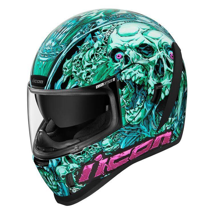 Icon Airform Parahuman Helmet - Blue/Pink - LG