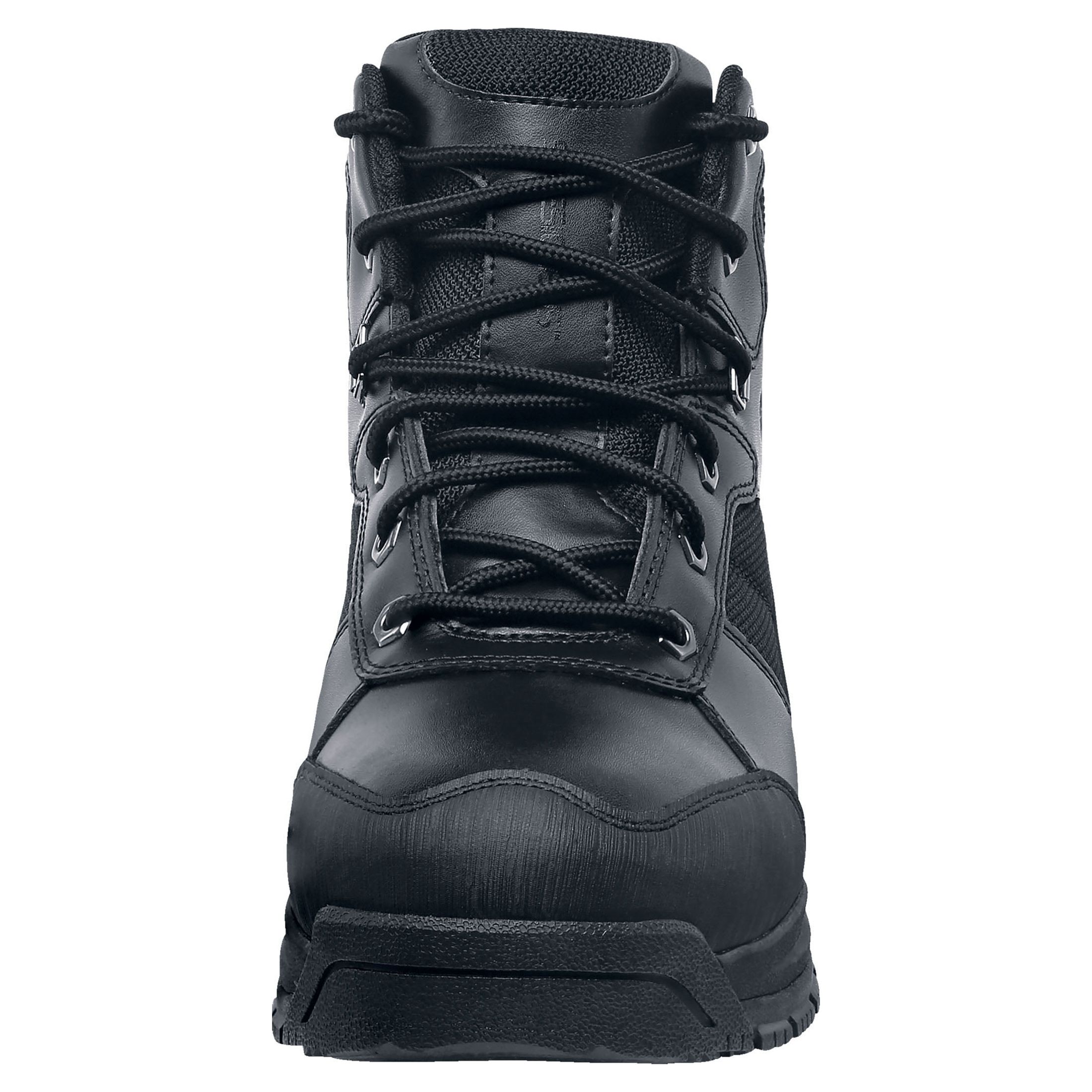 Shoes For Crews Voyager II, Men's, Women's, Unisex Soft Toe Work Boots, Slip Resistant, Water Resistant, Black