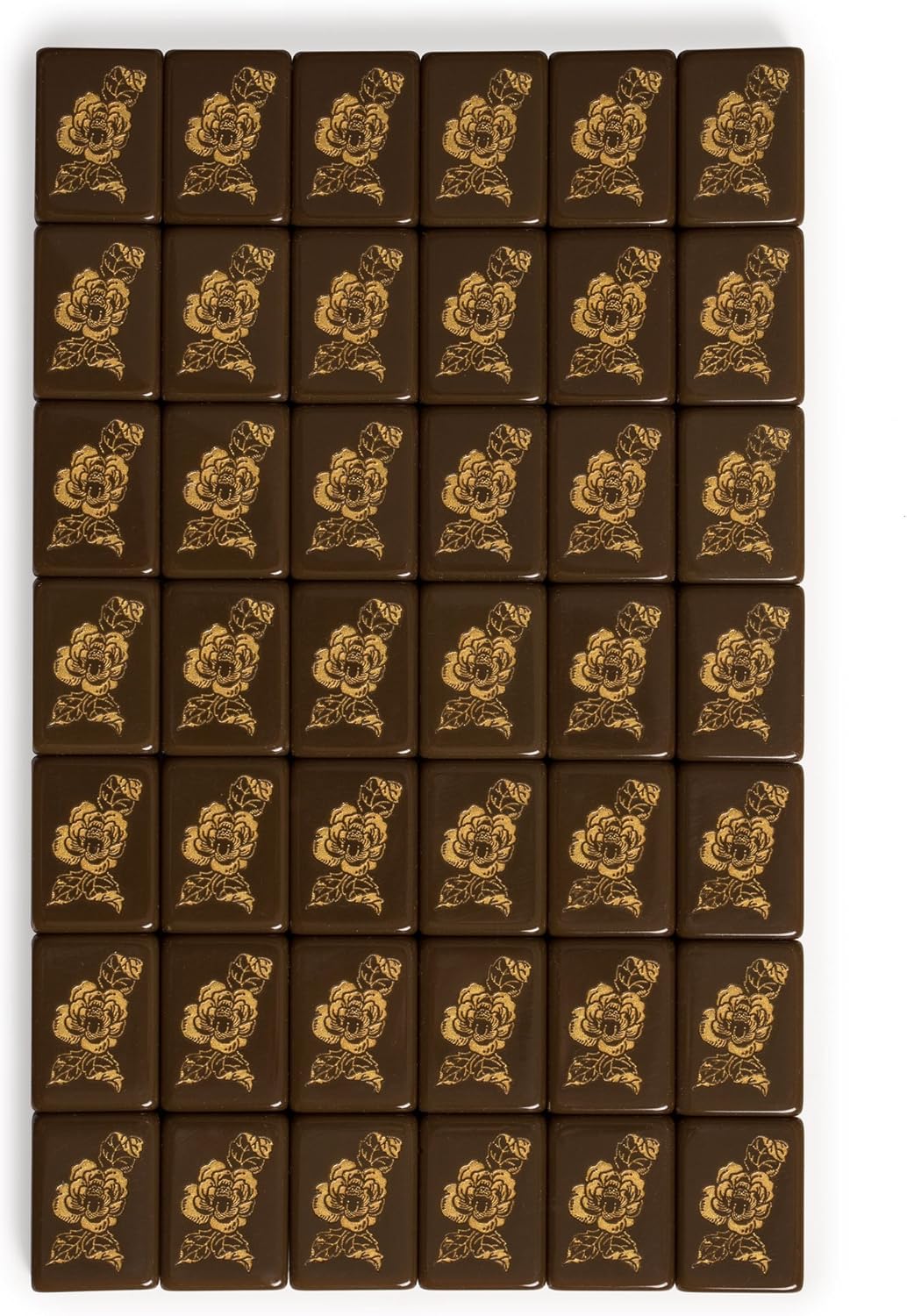 Yellow Mountain Imports Set of 166 American Mahjong Tiles - Peony