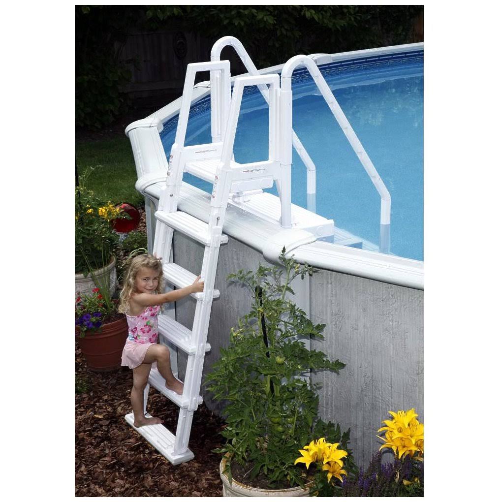 Blue Wave NE126 Easy Pool Step with Outside Ladder