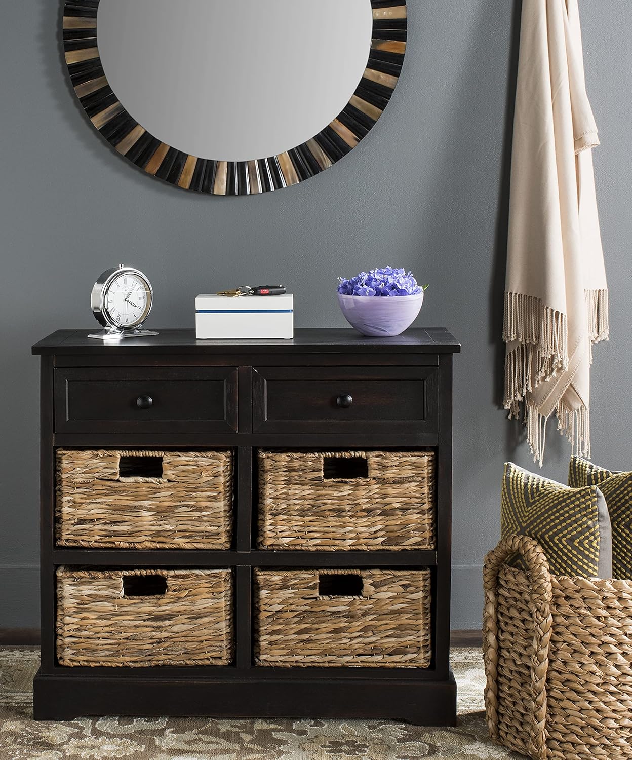 Safavieh American Homes Collection Herman Vintage Grey Storage Unit