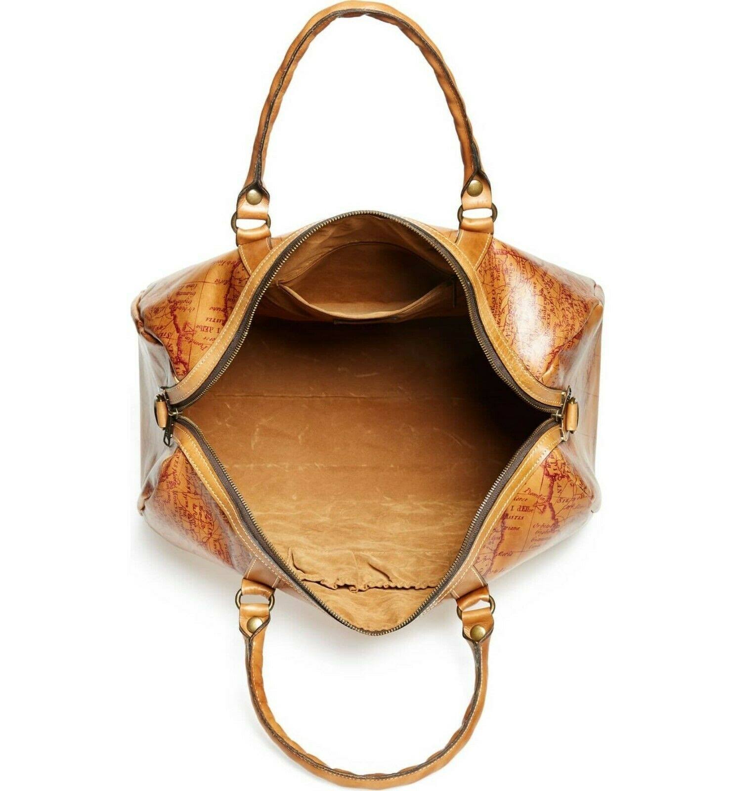 Patricia Nash Milano Leather Weekender - Map