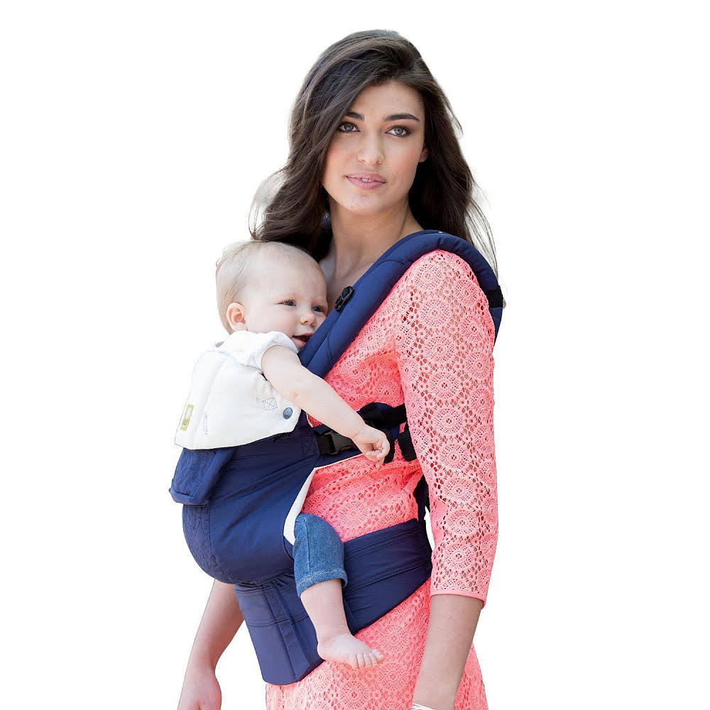 Lillebaby Complete Embossed Baby Carrier - Blue Circles
