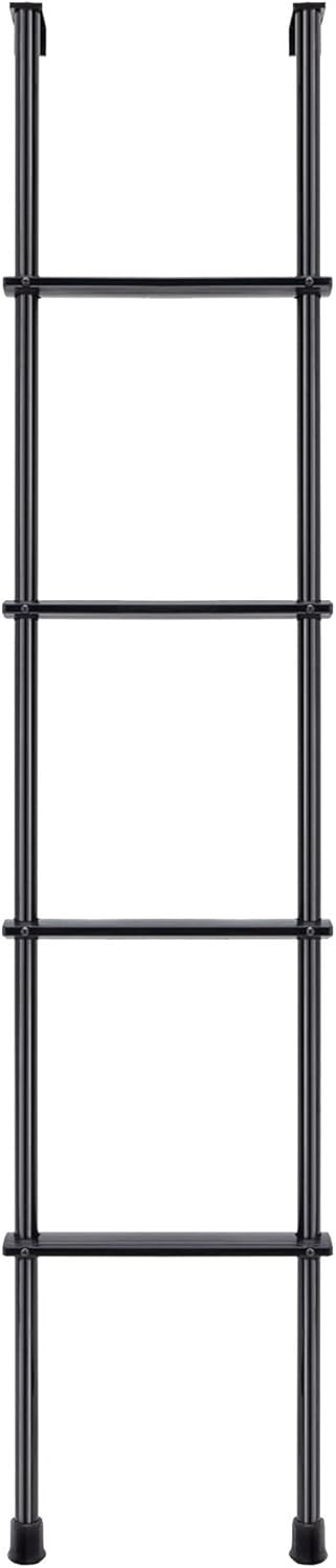 RecPro RV Bunk Ladder 60" | Black or Silver Color Options | Optional Mounting Brackets | Aluminum (Black, No Mounting Brackets) Pack of 2