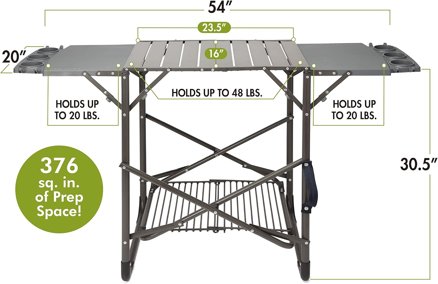 Cuisinart CPO-600 Portable Outdoor Pizza Oven & CFGS-222 Take Along Portable Grill Stand
