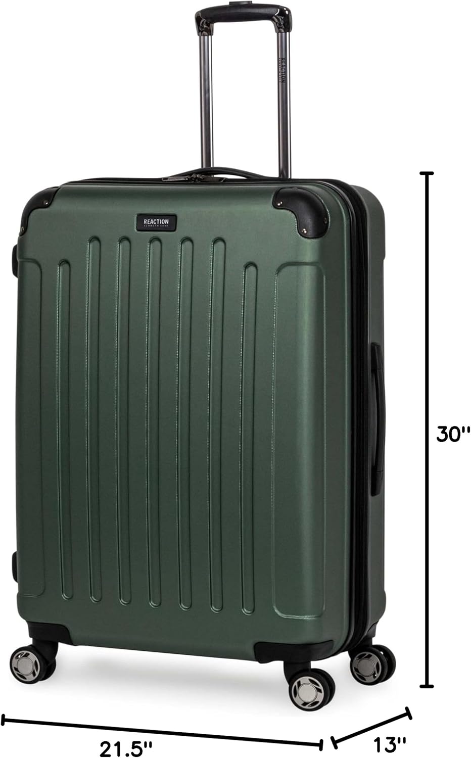 Kenneth Cole Reaction Renegade ABS Expandable 8-Wheel Upright, Cilantro, 28-Inch Checked