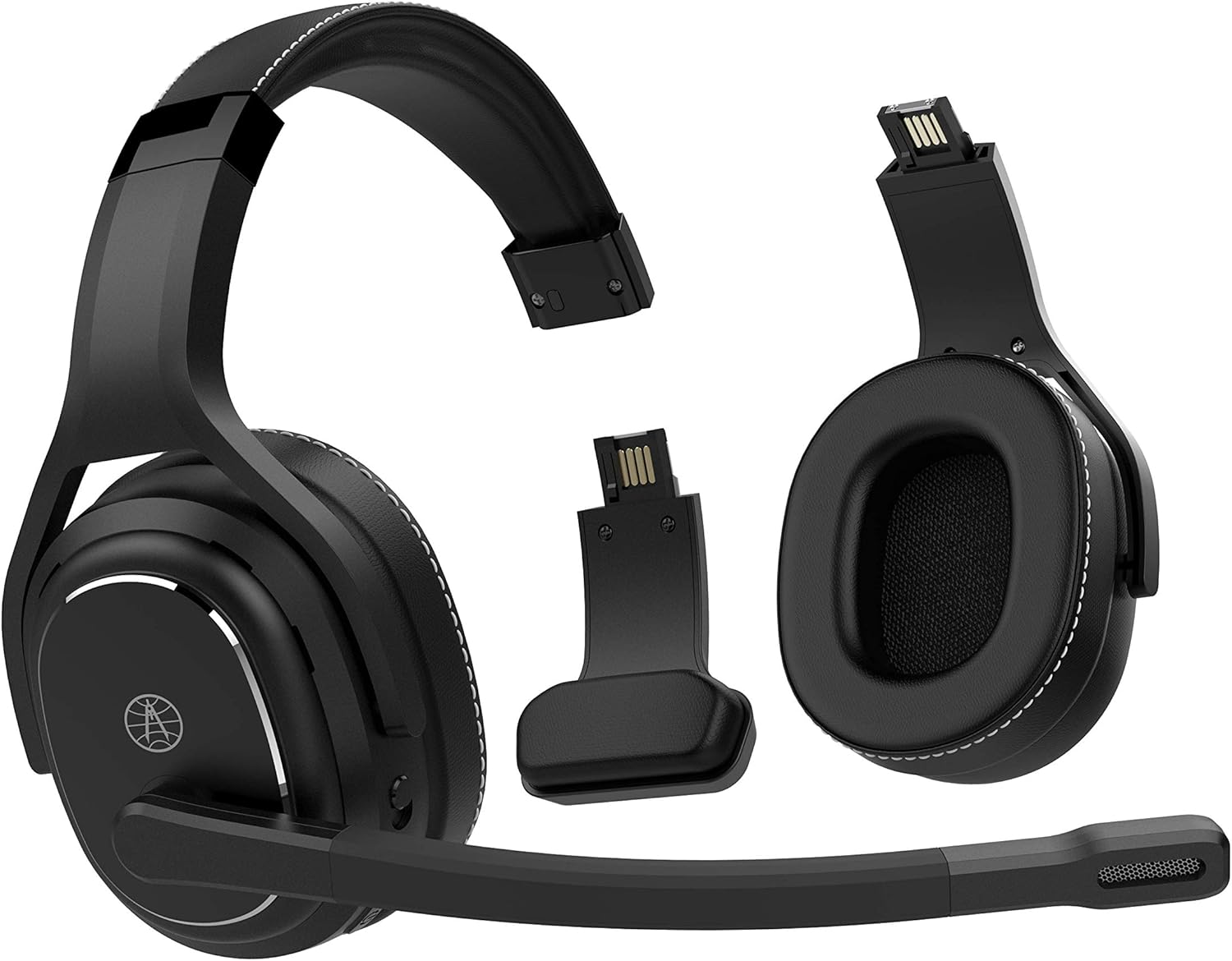 Rand McNally ClearDryve 210 Premium 2-in-1 Wireless Headset for Clear Calls with Noise Cancellation, Long Battery Life, All-Day Comfort, Black