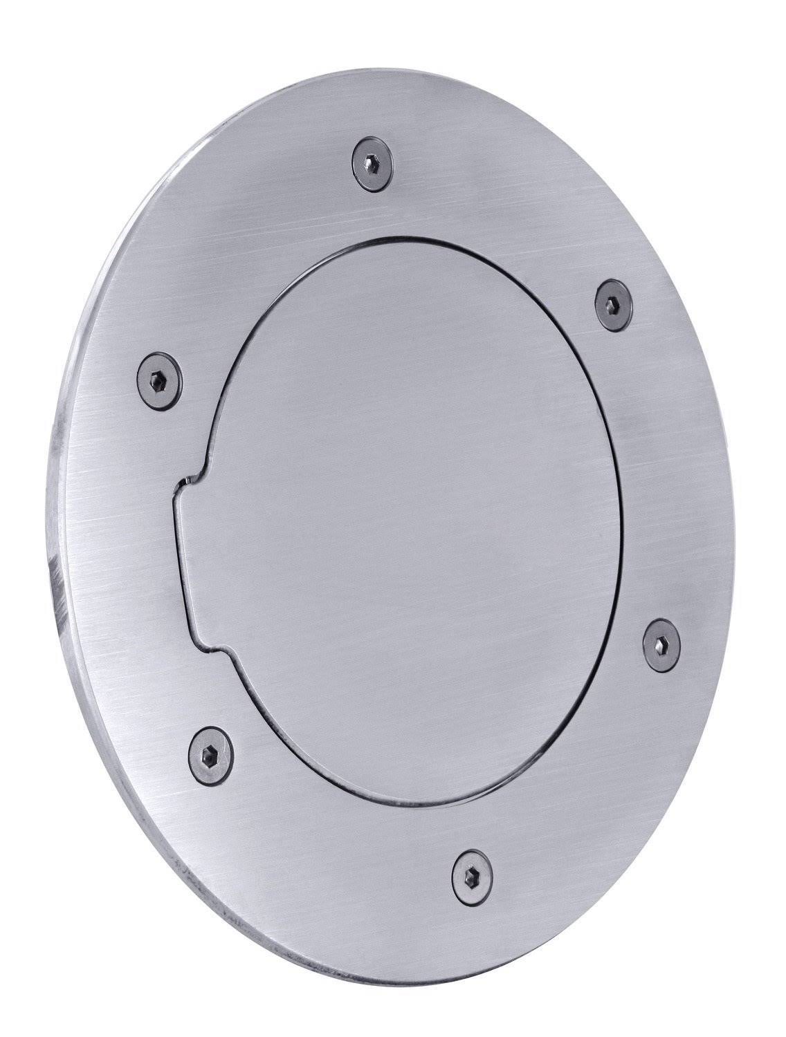 All Sales 6097C Race Billet Fuel Door-Chrome