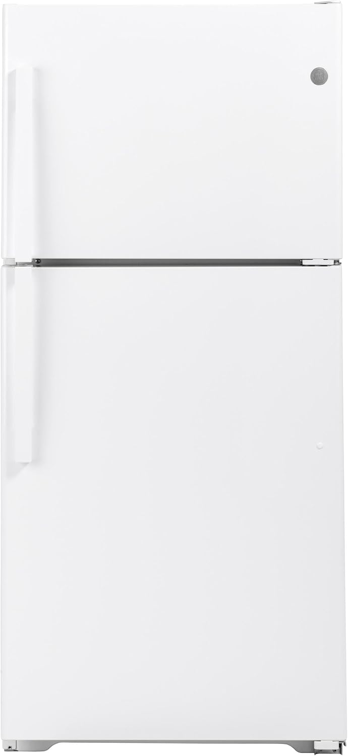 GE GTS19KGNRWW 19.2 Cu. Ft. White Top Freezer Refrigerator