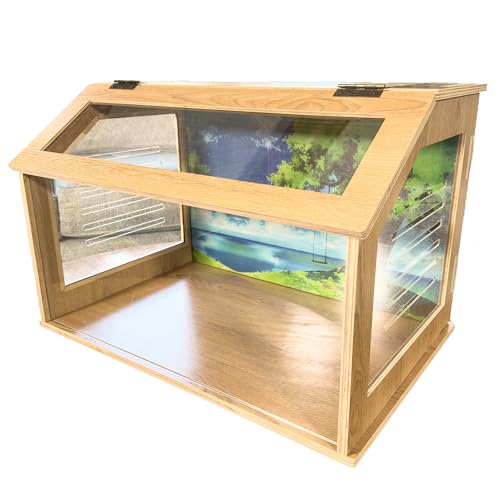 Small Rat cage - Cage for Guinea Pigs - Hamsters Cage - Small Animal Cage -Chinchilla Cage - Small Guinea Pig Cage - Hamster Habitat - Large Hamster Cage- Chinchilla hut - Mouse House (32X18X18)