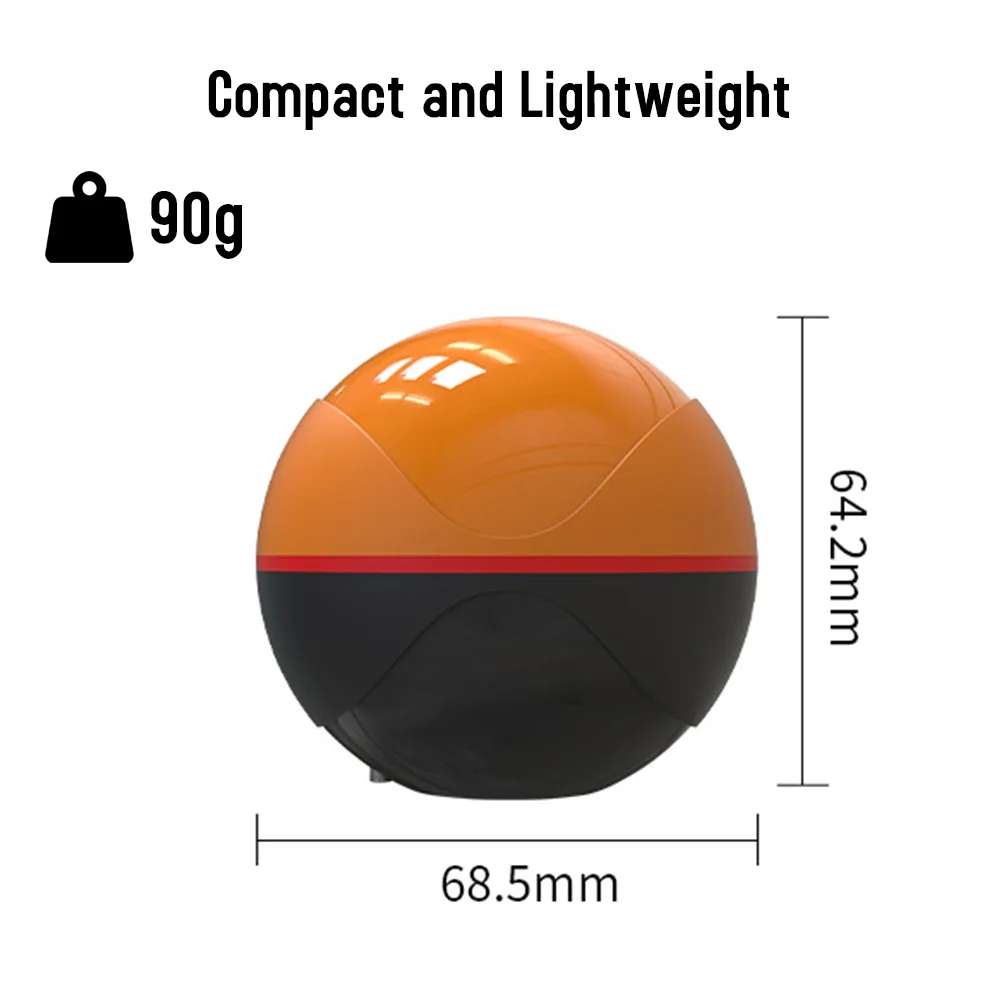 Andoer Wireless BT Smart Fish Finder Portable Sonar Fishfinder for Kayak Boat Fishing