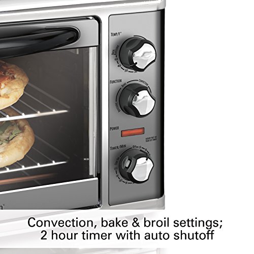 Hamilton Beach 31107D Convection Countertop Toaster Oven with Rotisserie