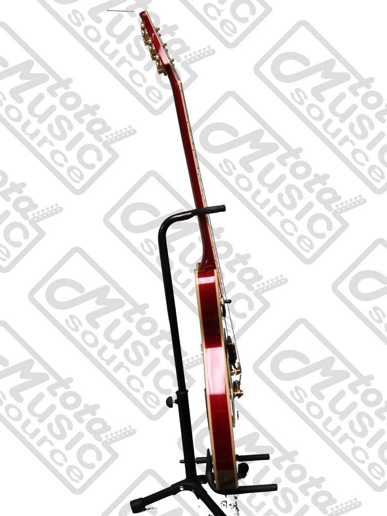 Luna ATH 501 Red Athena Semi-Hollow Guitar, Trans Cherry