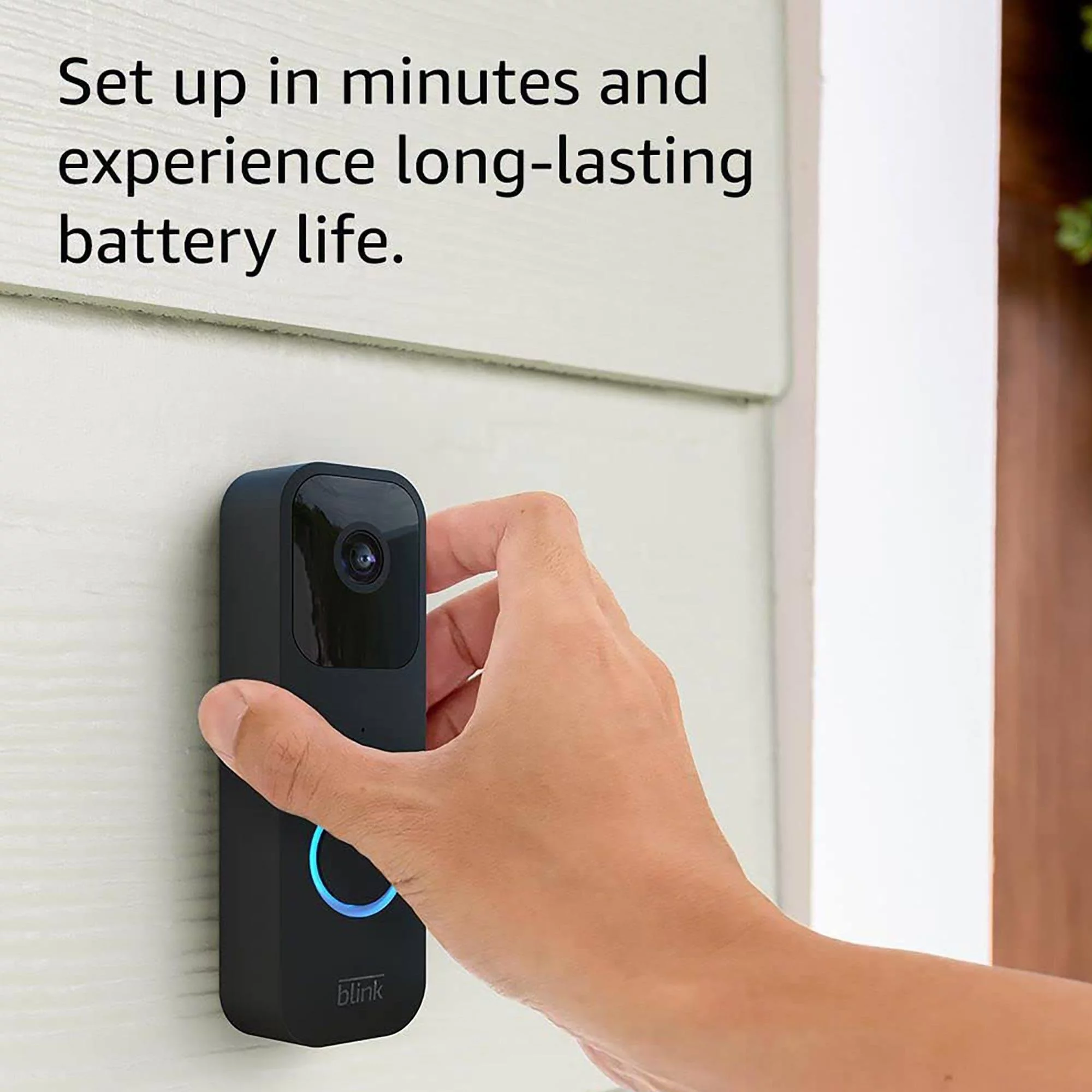 Blink_Outdoor (3rd Gen) 5 HD Camera System + Video Doorbell Bundle with Sync Module 2, Savings Story 64GB USB Drive & Cleaning Cloth, Security, Wifi