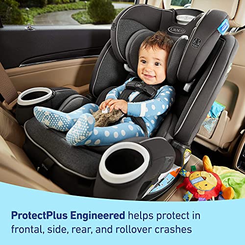 Graco 4Ever DLX SnugLock Grow 4-in-1 Car Seat | Featuring Easy Installation and Expandable Backrest, Henry