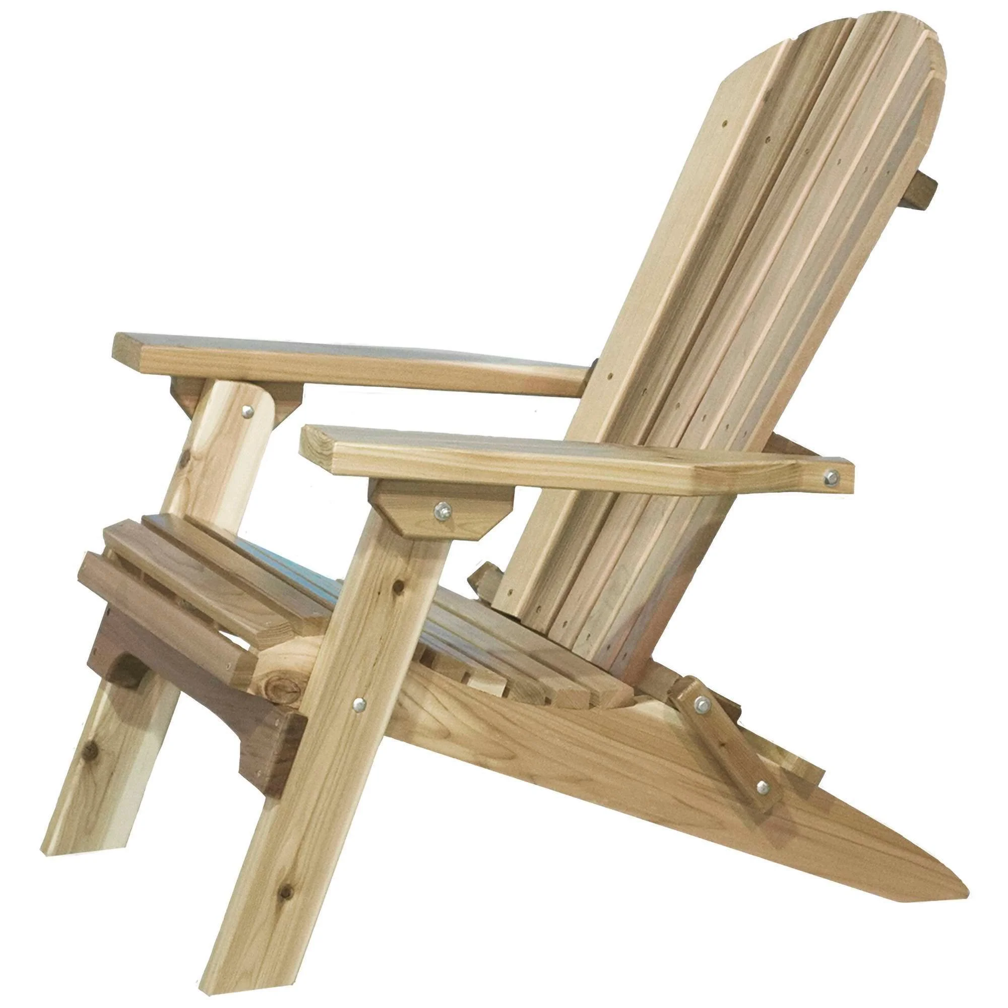 Western Red Cedar Adirondack Chair, Ready to Finish