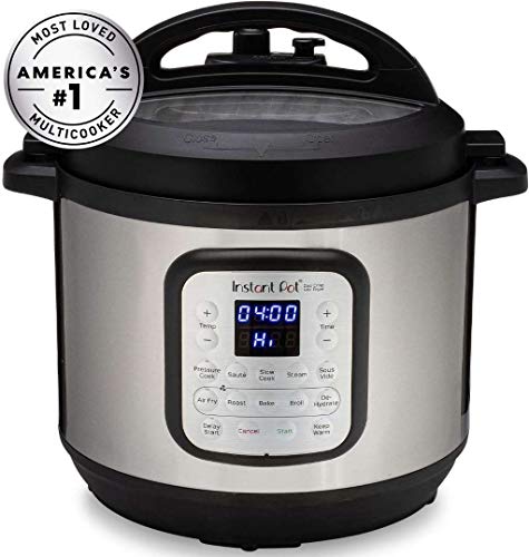 Instant Stainless Steel Duo Crisp 11 In 1 Programmable Outer Lid Automatic pressure cooker