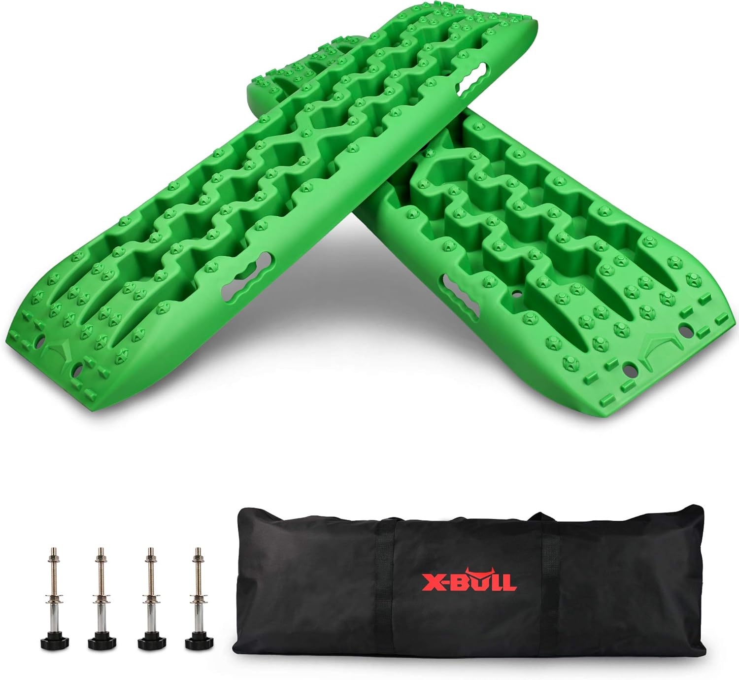 X-BULL New Recovery Traction Tracks Sand Mud Snow Track Tire Ladder 4WD (Yellow, 3gen)