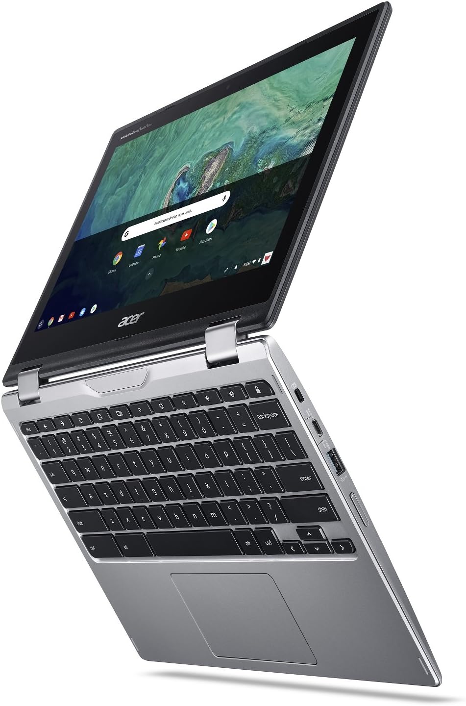 Acer Chromebook Spin 11 Convertible Laptop, Intel Celeron N3350, 11.6" HD Touch Display, 4GB DDR4, 32GB eMMC, 802.11ac WiFi, Wacom EMR Pen, CP311-1HN-C2DV